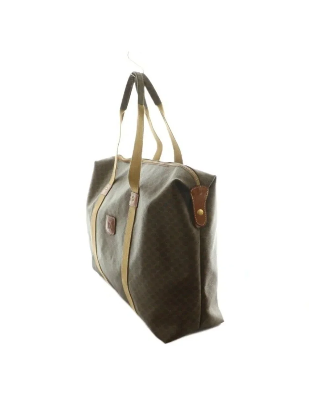 Celine Boston Bag Macadam Pattern Brown - Picture 3 of 8